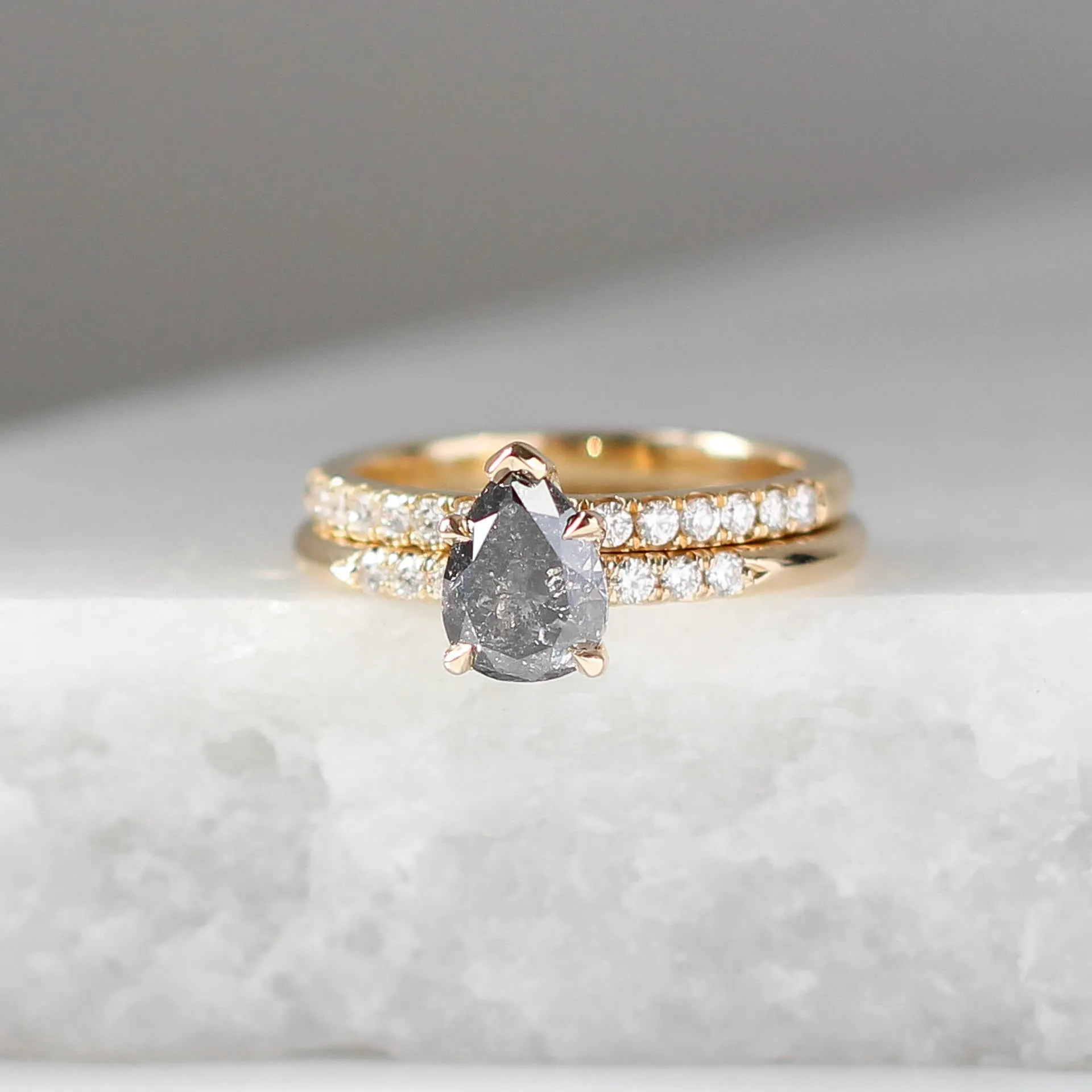 1.35ct Phoenix Rising Pear Diamond Ring
