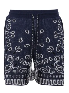 Alanui Bandana Printed Drawstring Shorts