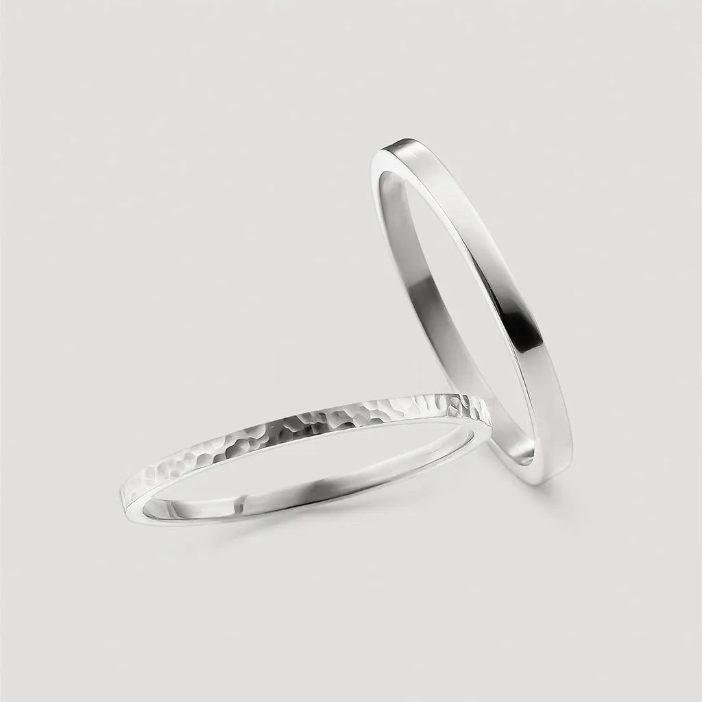 Alianza MARTEL 1.5 mm Oro Blanco