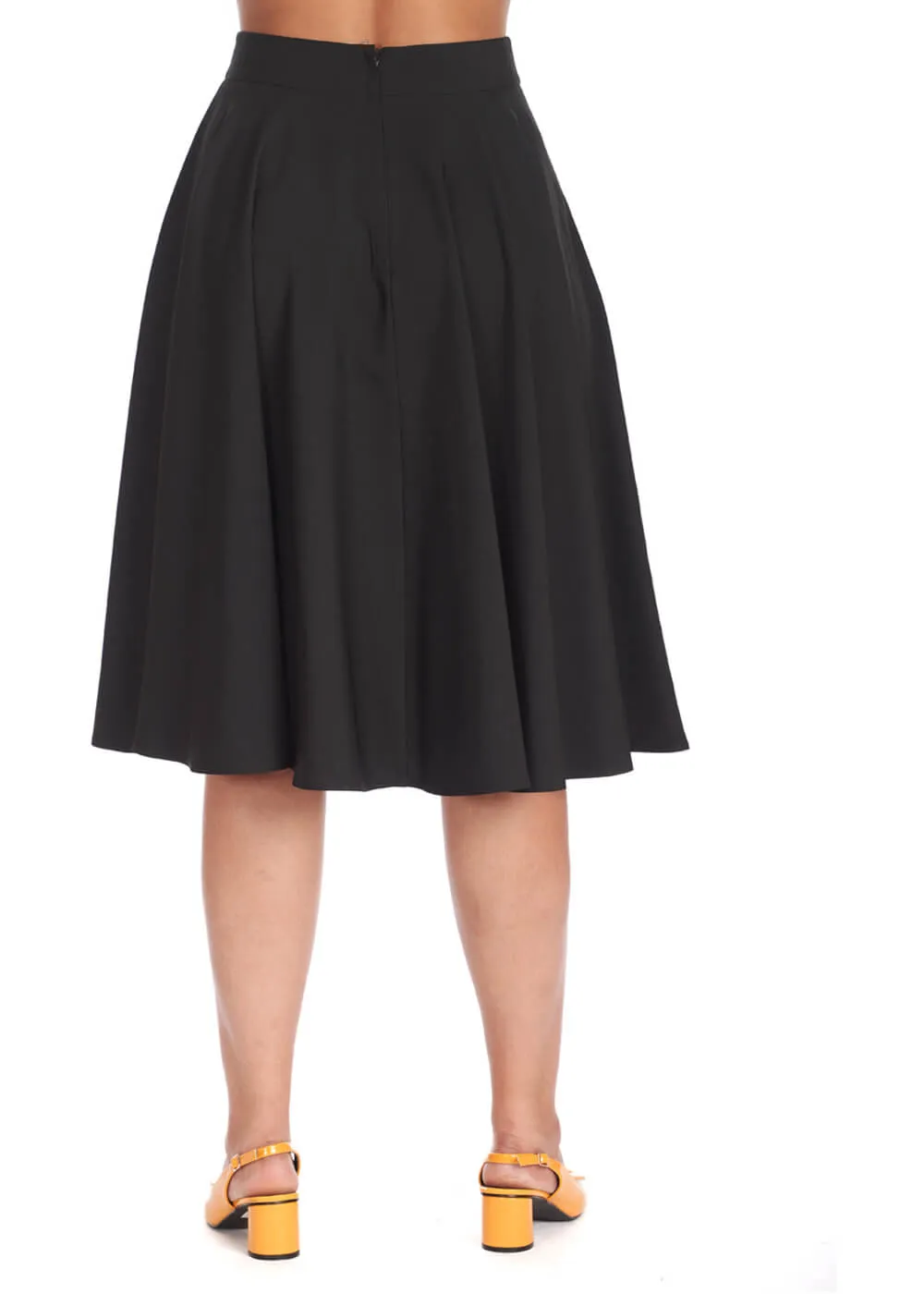 Banned Dance & Sway 50's Swing Skirt Black