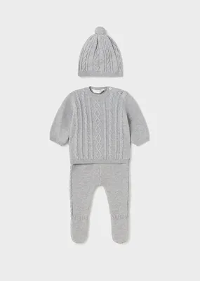 Completo invernale TRICOT con cappello per neonato Mayoral