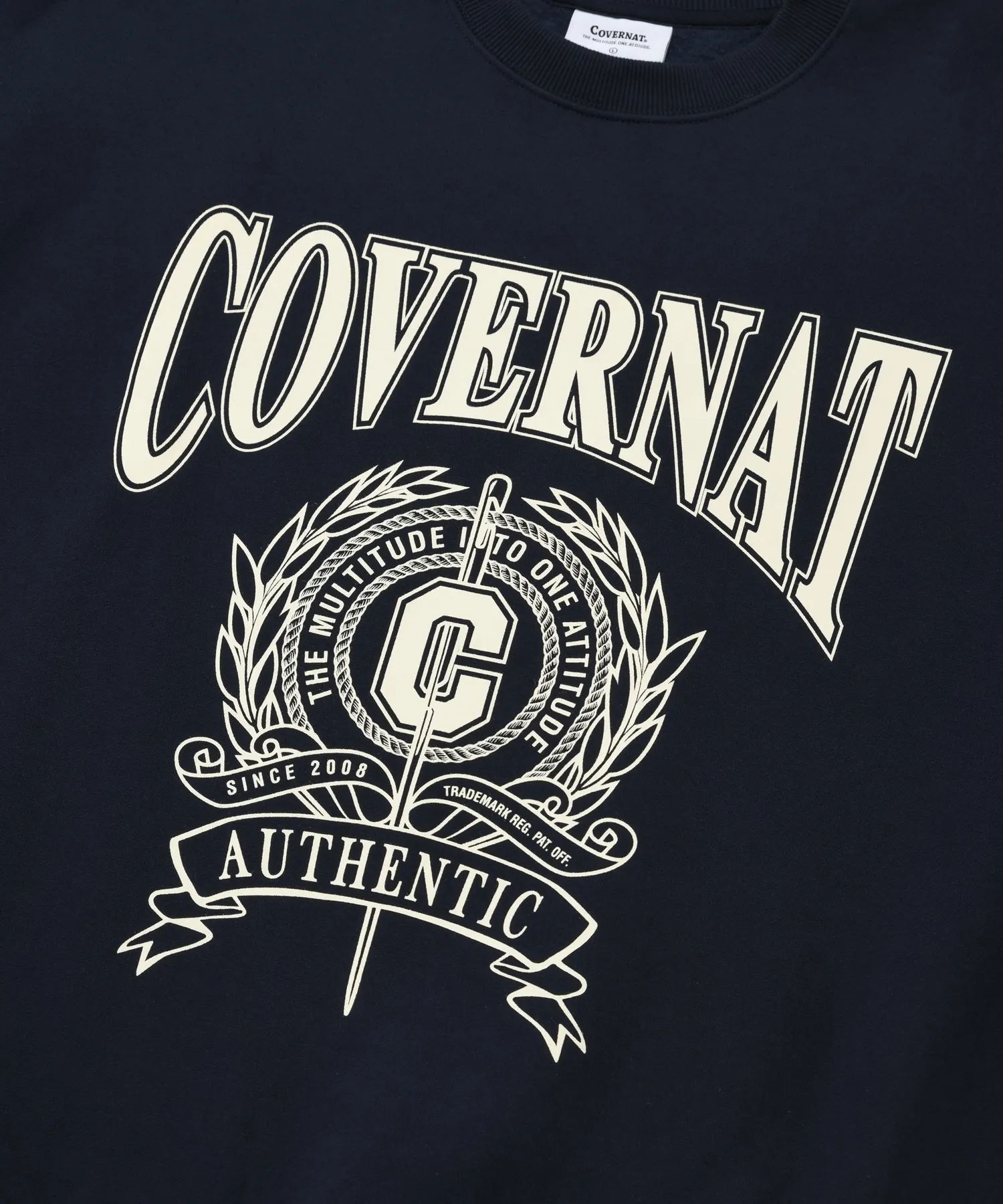 COVERNAT  |[COVERNAT]★Ivy Logo Overfit Brushed Sweatshirt