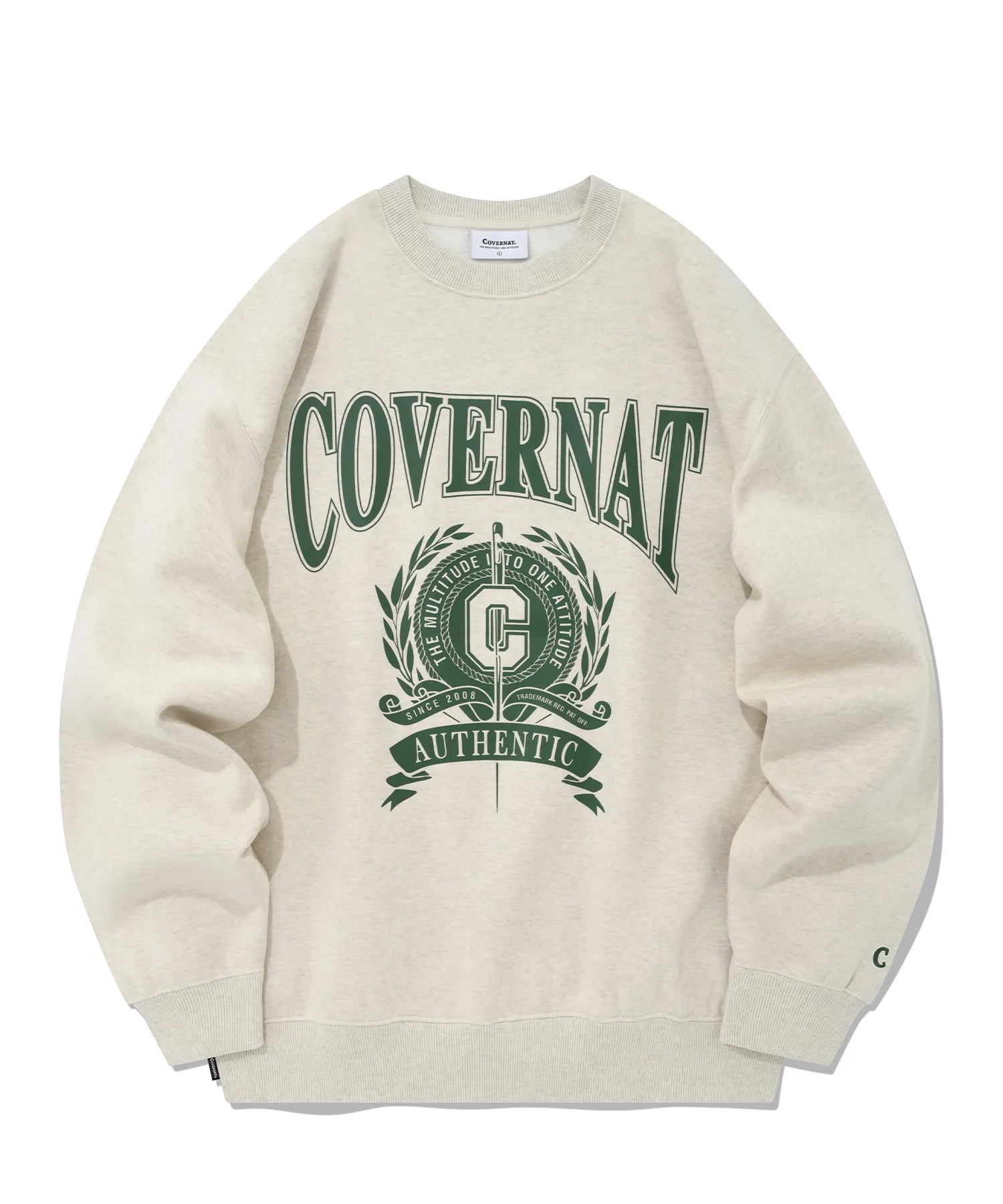 COVERNAT  |[COVERNAT]★Ivy Logo Overfit Brushed Sweatshirt