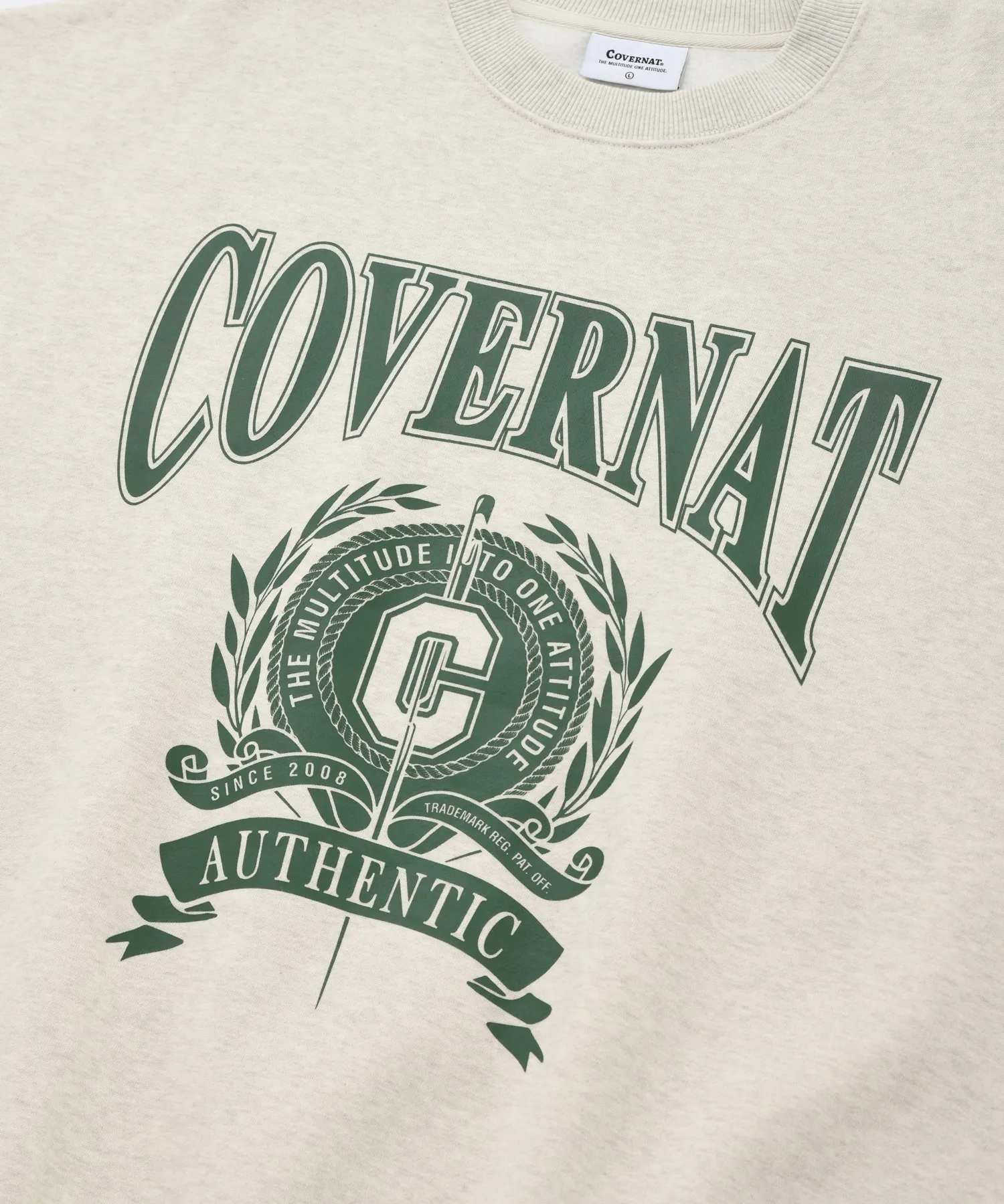 COVERNAT  |[COVERNAT]★Ivy Logo Overfit Brushed Sweatshirt