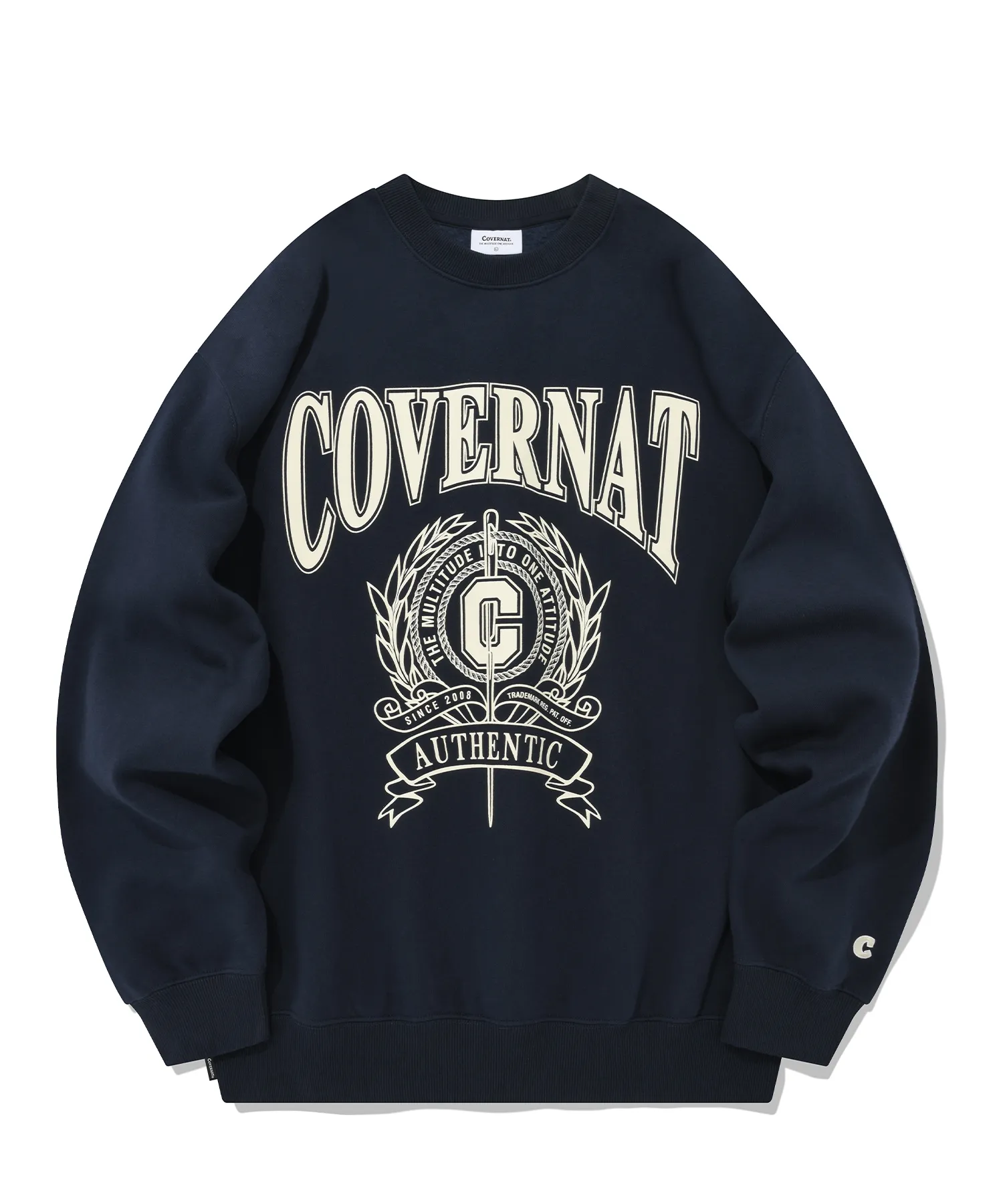 COVERNAT  |[COVERNAT]★Ivy Logo Overfit Brushed Sweatshirt