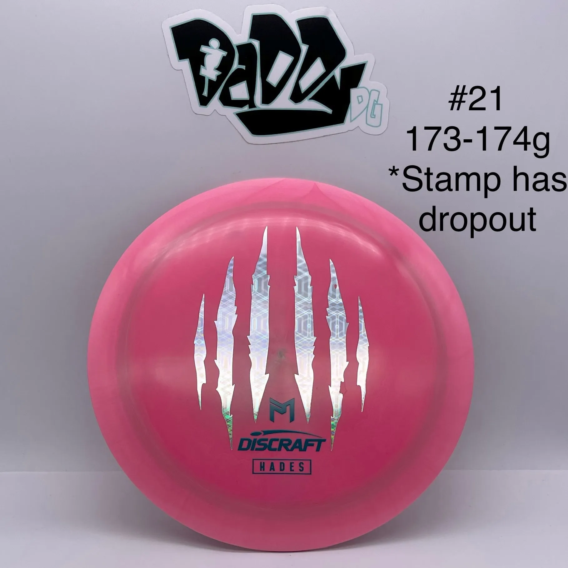 Discraft ESP Hades 2023 Paul McBeth 6x Commemorative Stamped Distance Driver