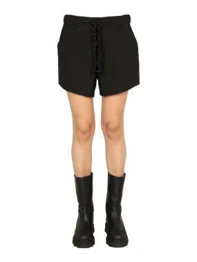 Ganni Elasticated Waist Drawstring Shorts