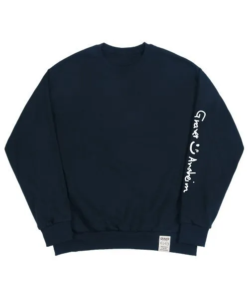 GRAVER  |[GRAVER]★ELBOW DRAWING LOGO SMILE SWEATSHIRT