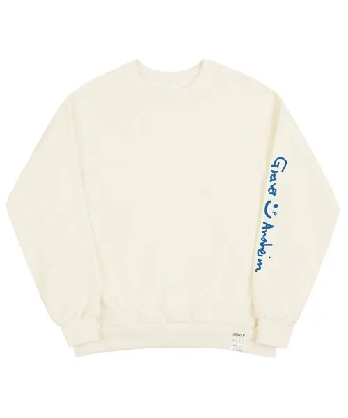 GRAVER  |[GRAVER]★ELBOW DRAWING LOGO SMILE SWEATSHIRT