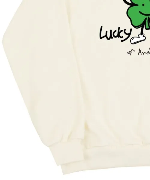 GRAVER  |[GRAVER]★LUCKY CLOVER CENTER SWEATSHIRT