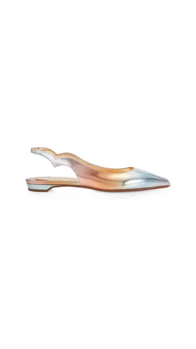 Hot Chickita Sling Leather Slingback Flats - Multicolor