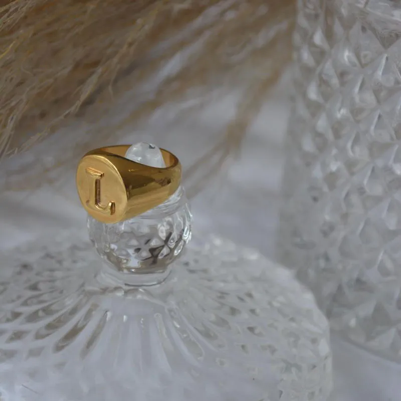 Initial Victoriano Ring
