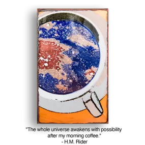 Llew - Spiritiles - Glass Over Copper - Cosmic Morning #206 (RETIRED)