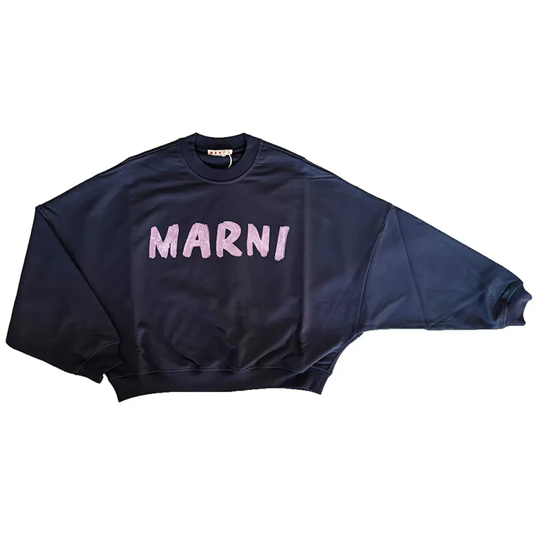 MARNI  |Plain Cotton Logo Designers Sweatshirts