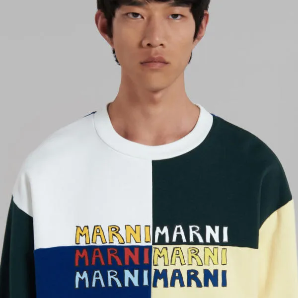 MARNI  |Unisex Street Style Long Sleeves Cotton Logo Designers