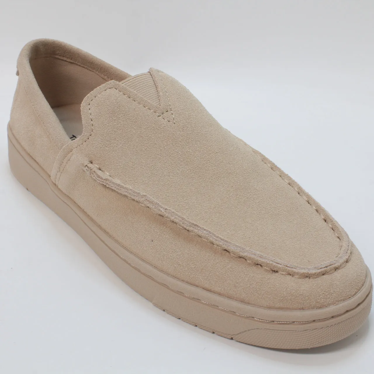 Mens Toms Trvl Lite Loafer Oatmeal Suede