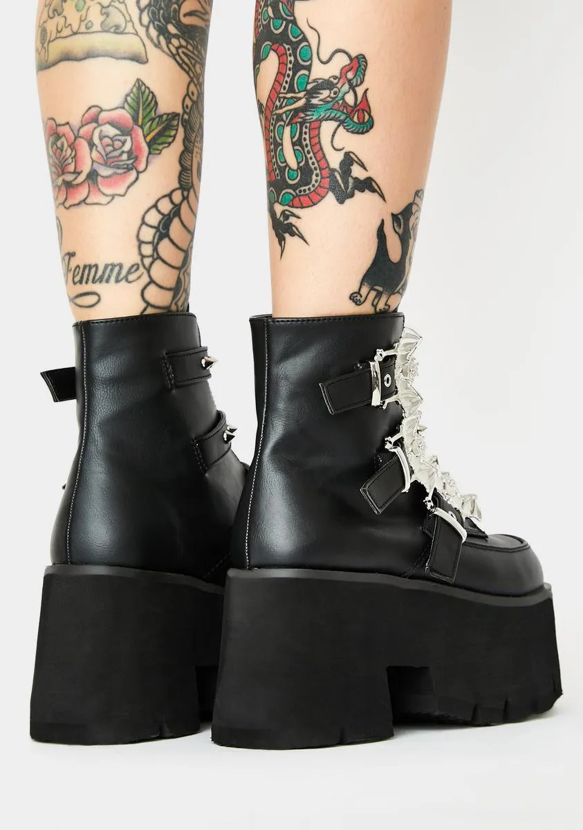 Midnight Mayhem Ankle Boots-
