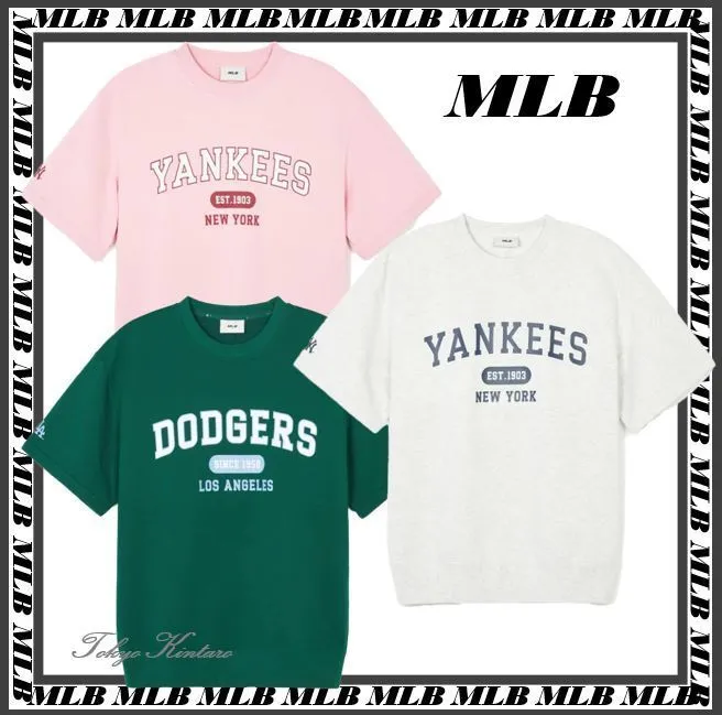 MLB Korea  |Unisex Street Style Logo Sweatshirts