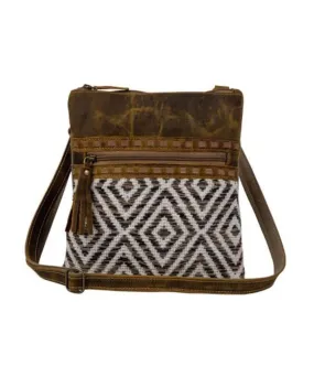 Myra Bags Women's Sand Weaver Crossbody Bag