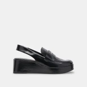 NADA LOAFERS MIDNIGHT CRINKLE PATENT– Dolce Vita 6950765396034