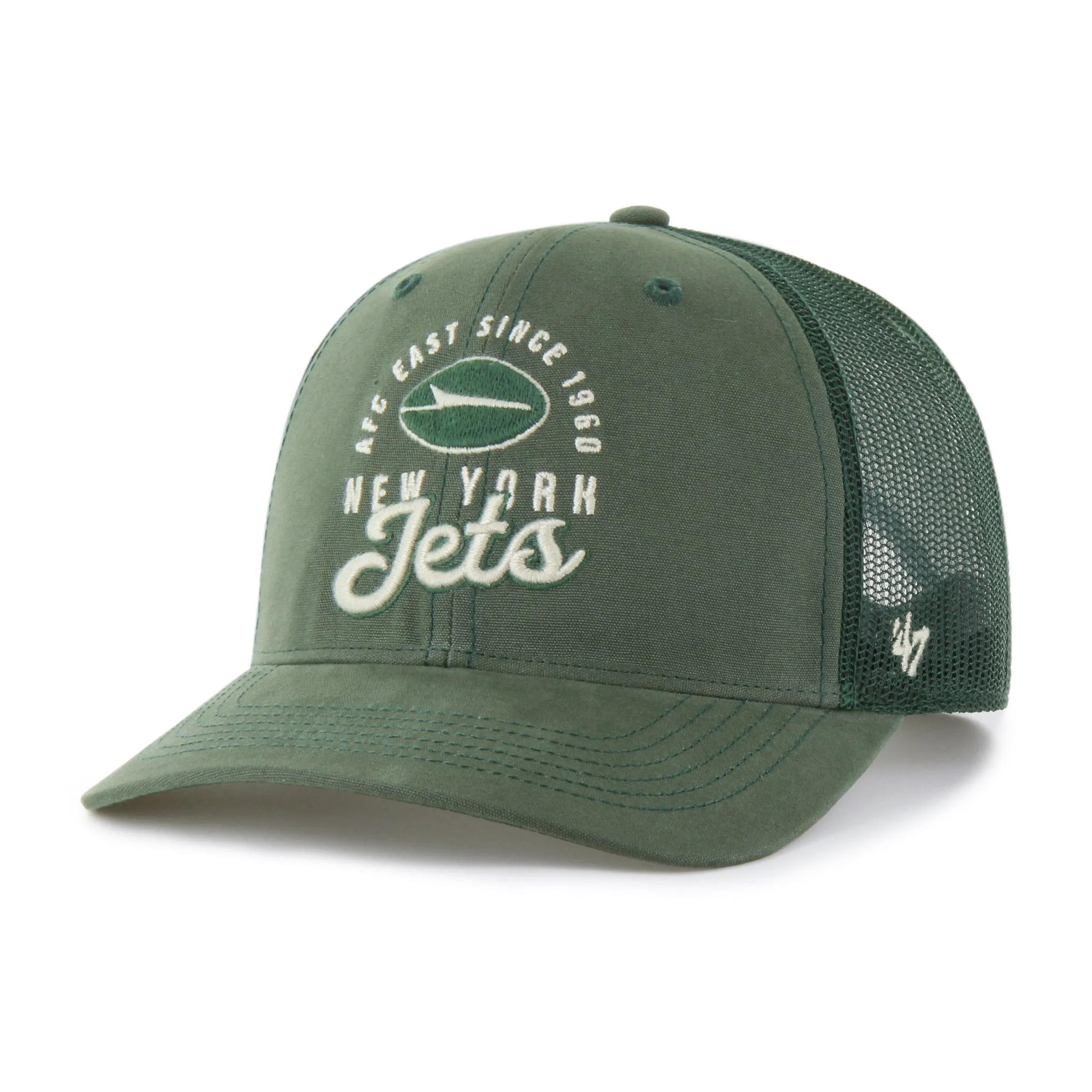 NEW YORK JETS PITSTOP '47 TRUCKER RELAXED FIT