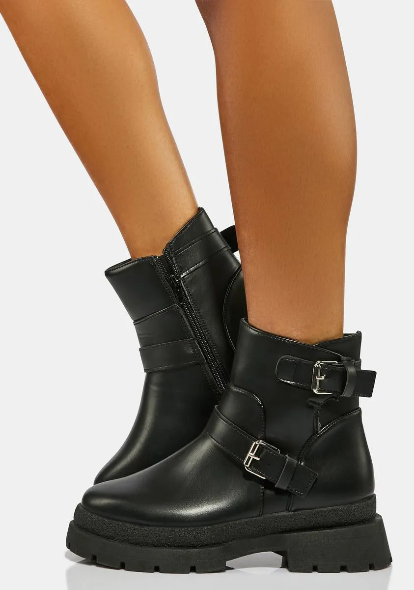 No Stopping Ankle Boots-