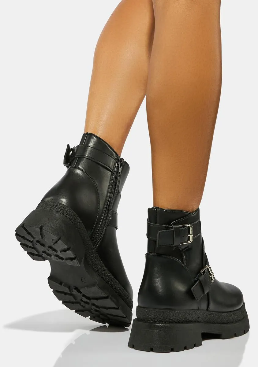 No Stopping Ankle Boots-