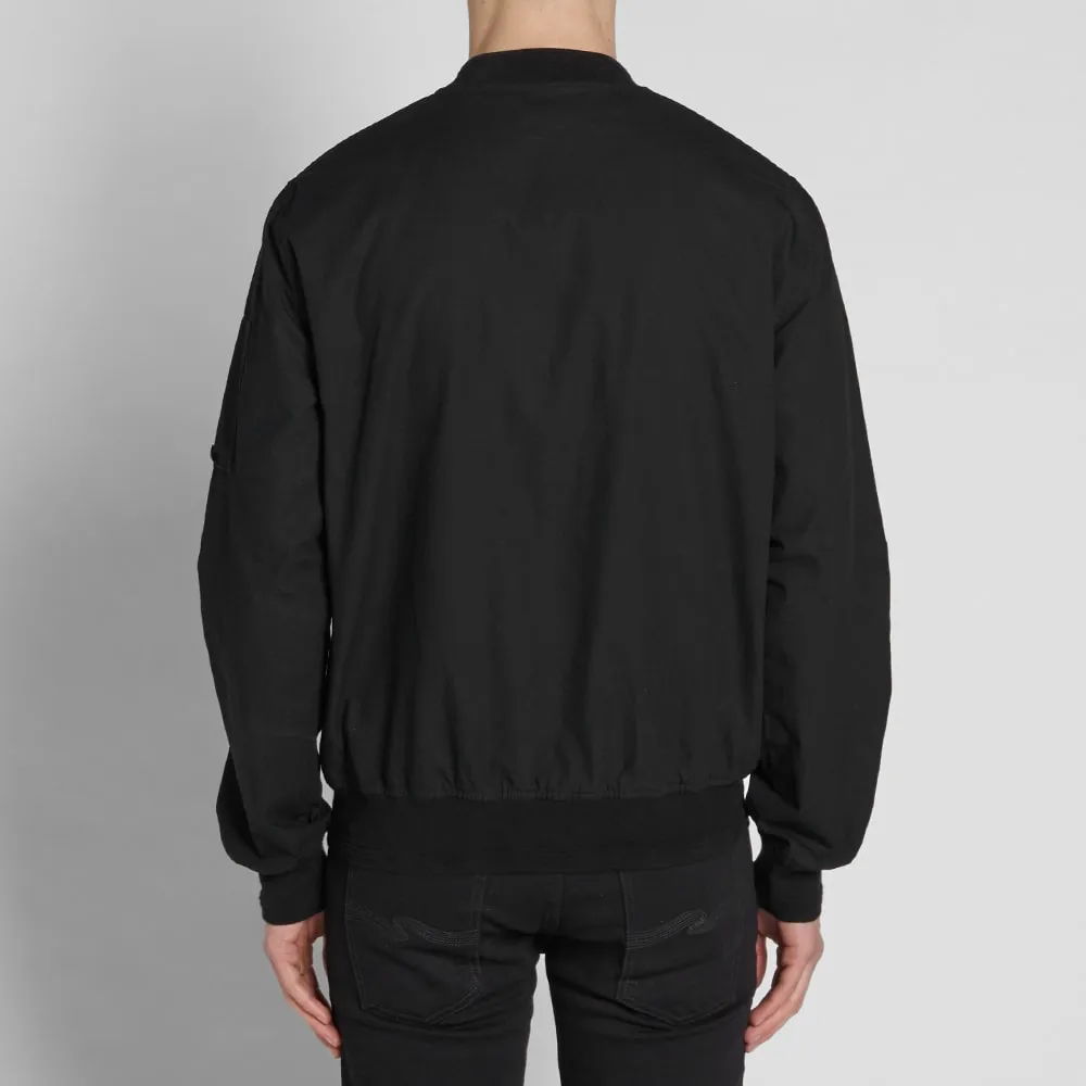 Nudie Alexander Bomber JacketBlack Ripstop