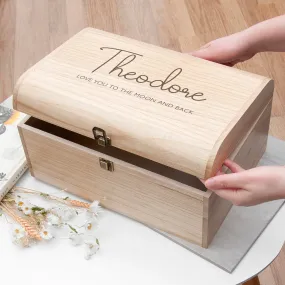 Personalised Kids Special Message Keepsake Chest