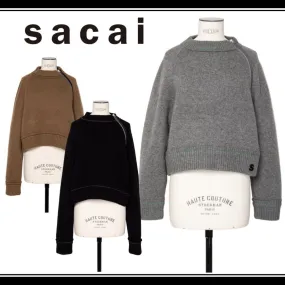 sacai  |Casual Style Unisex Street Style Plain Office Style Logo