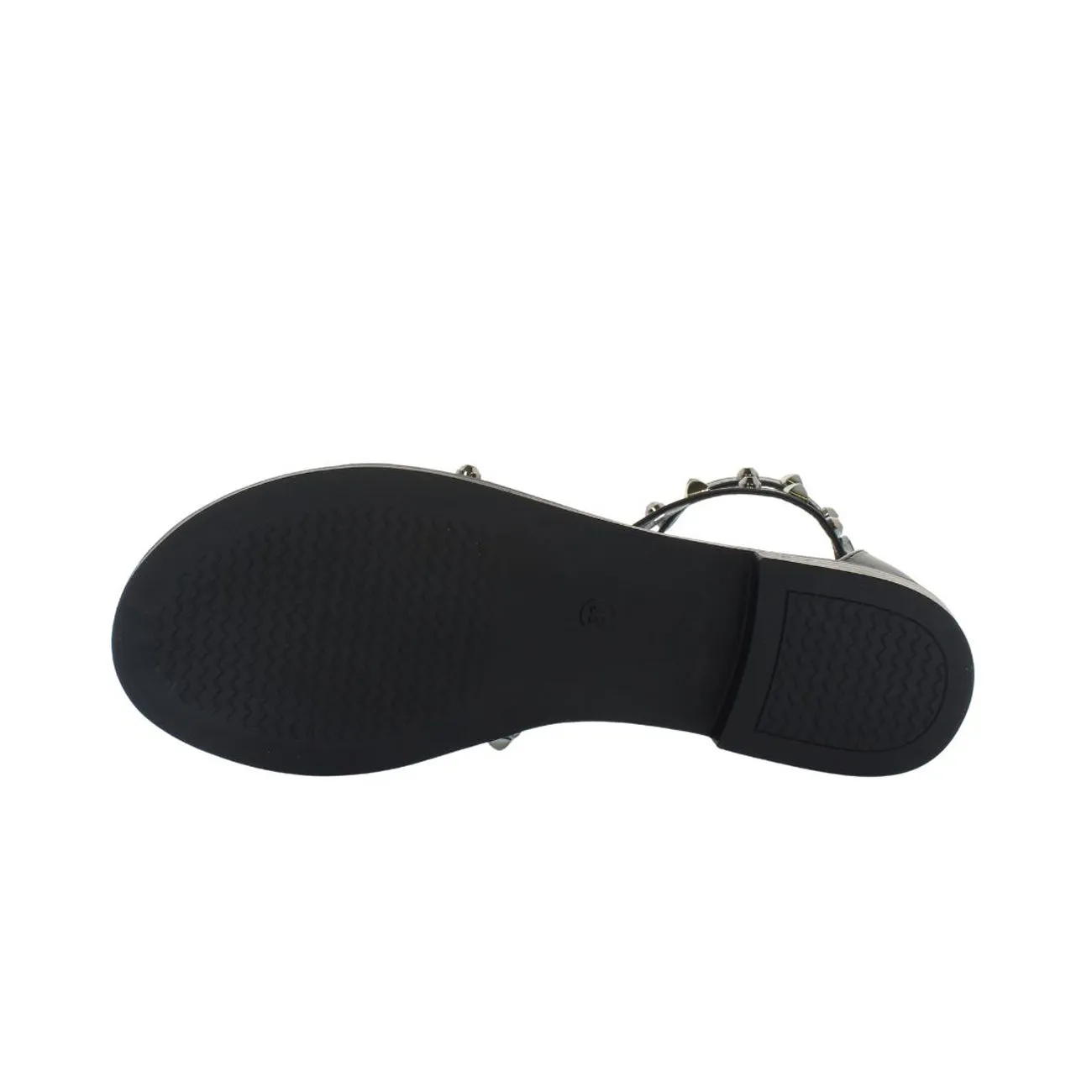 SANDALI CON BORCHIE Donna Nero