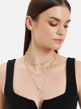 Simplicity Pearl Layered Necklace