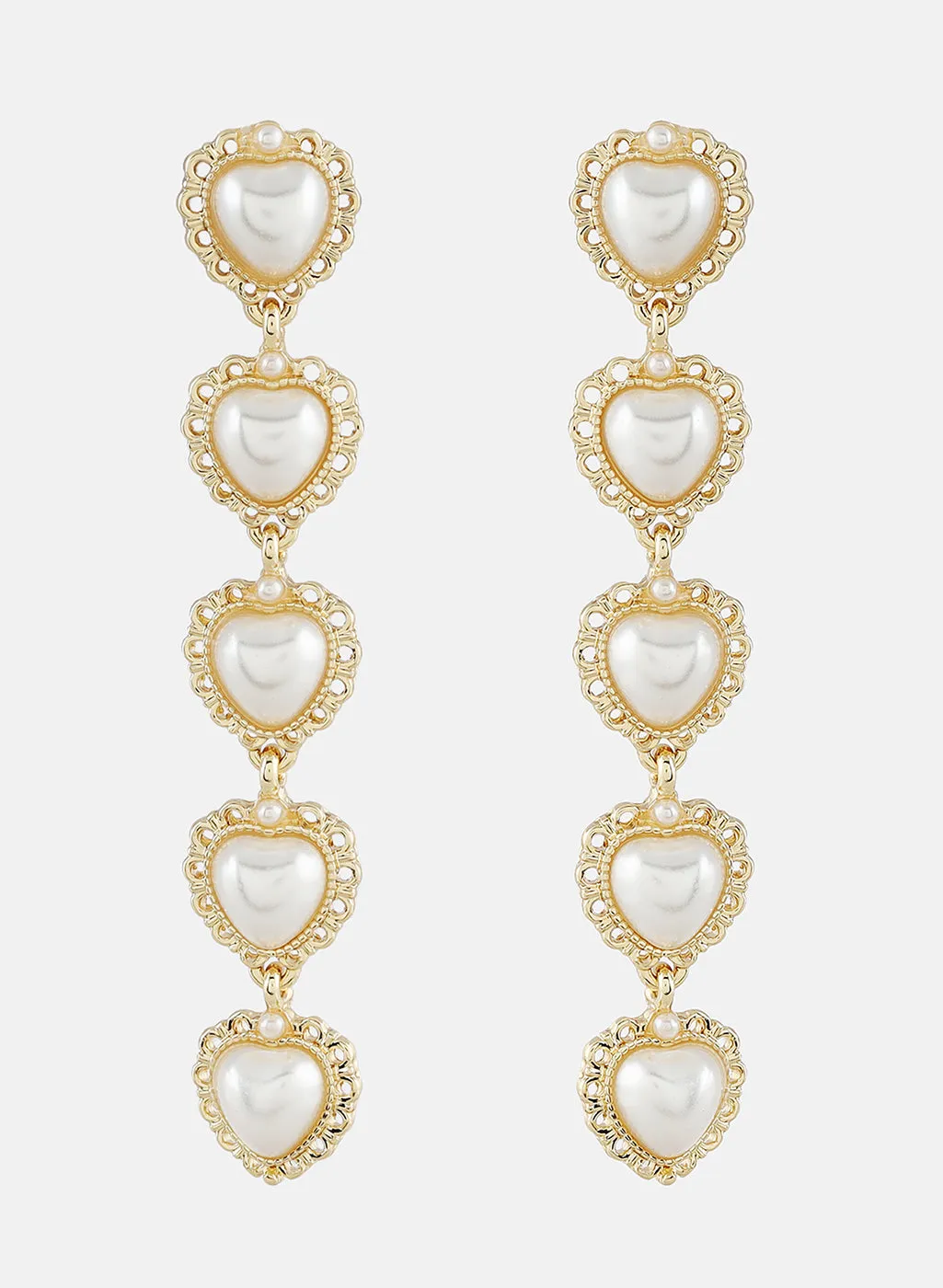 Statement Pearls Drop Earrings