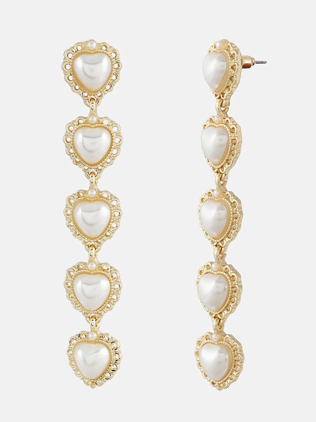 Statement Pearls Drop Earrings