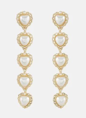 Statement Pearls Drop Earrings