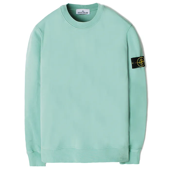 STONE ISLAND  |Street Style U-Neck Long Sleeves Cotton Logo Sweatshirts