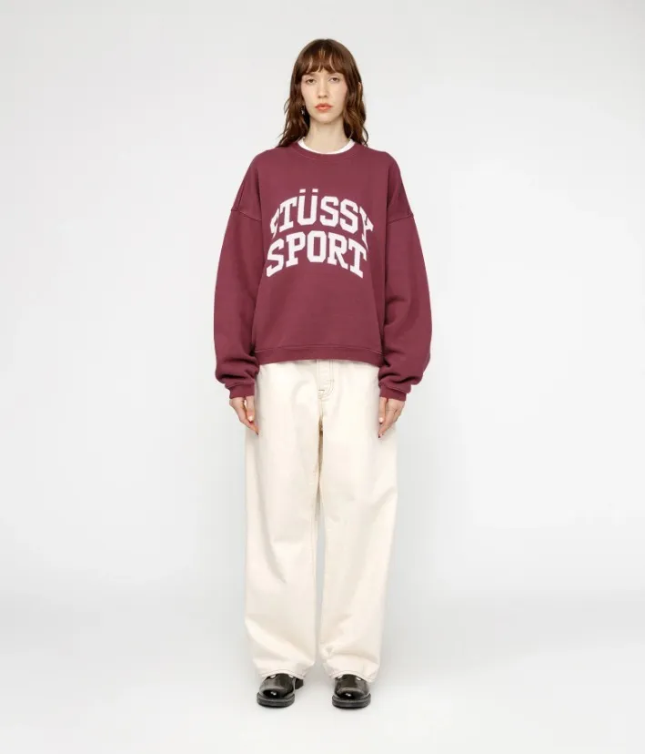 STUSSY  |Sweat Street Style Logo Skater Style Sweatshirts