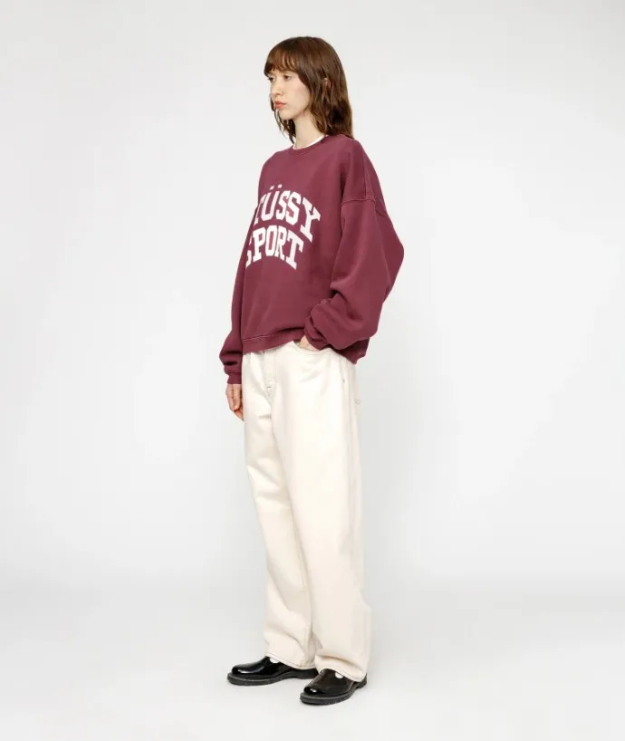 STUSSY  |Sweat Street Style Logo Skater Style Sweatshirts