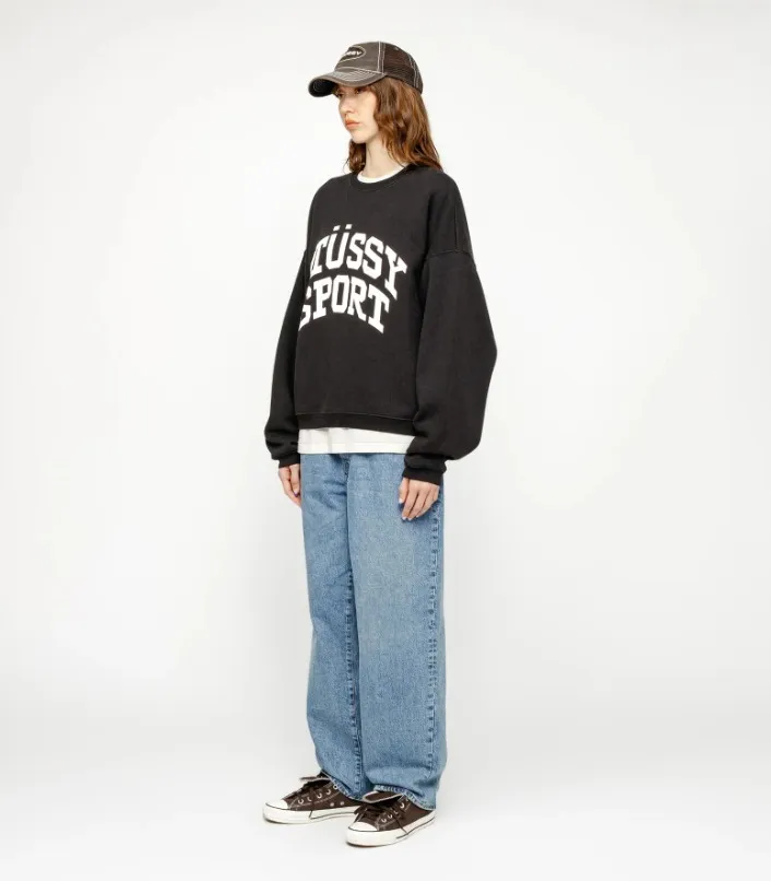 STUSSY  |Sweat Street Style Logo Skater Style Sweatshirts