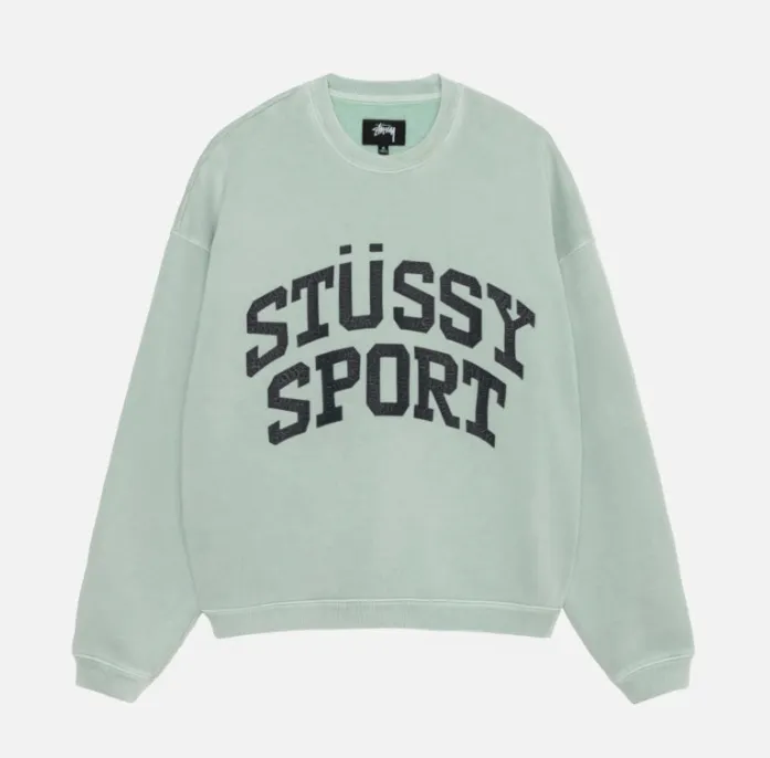 STUSSY  |Sweat Street Style Logo Skater Style Sweatshirts