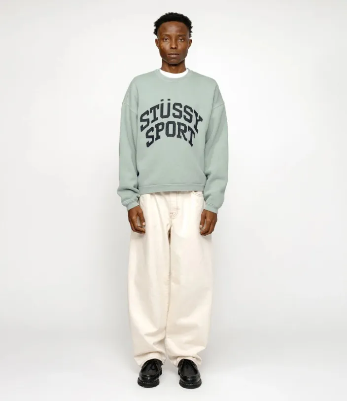 STUSSY  |Sweat Street Style Logo Skater Style Sweatshirts