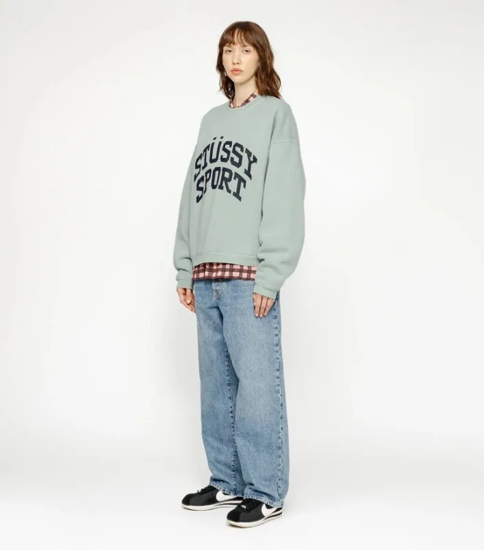 STUSSY  |Sweat Street Style Logo Skater Style Sweatshirts