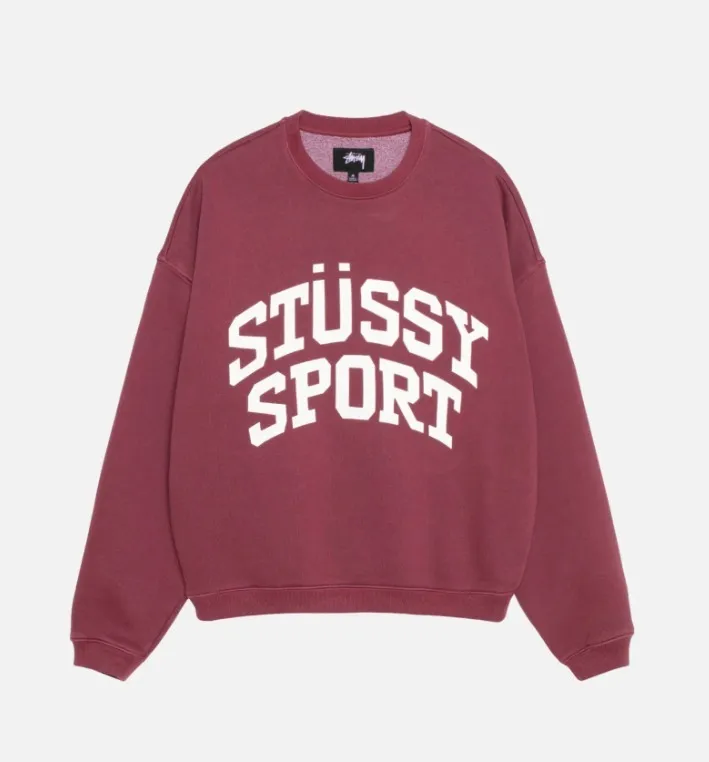 STUSSY  |Sweat Street Style Logo Skater Style Sweatshirts