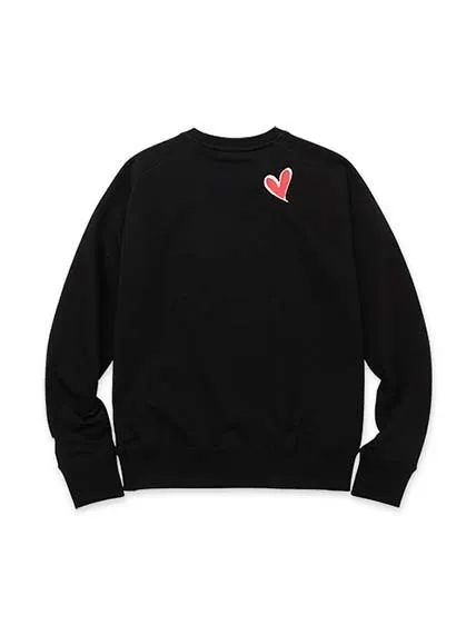 SWEET YEARS  |Unisex Sweat Street Style Long Sleeves Plain Logo