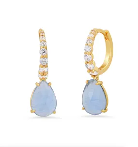 TAI PAVE CZ HUGGIES WITH BLUE PEAR DROP
