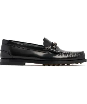 Tod's 10mm Logo Leather Chain Loafers