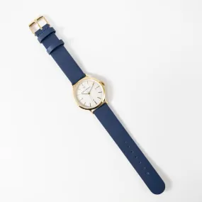 Vela Watch in Denim