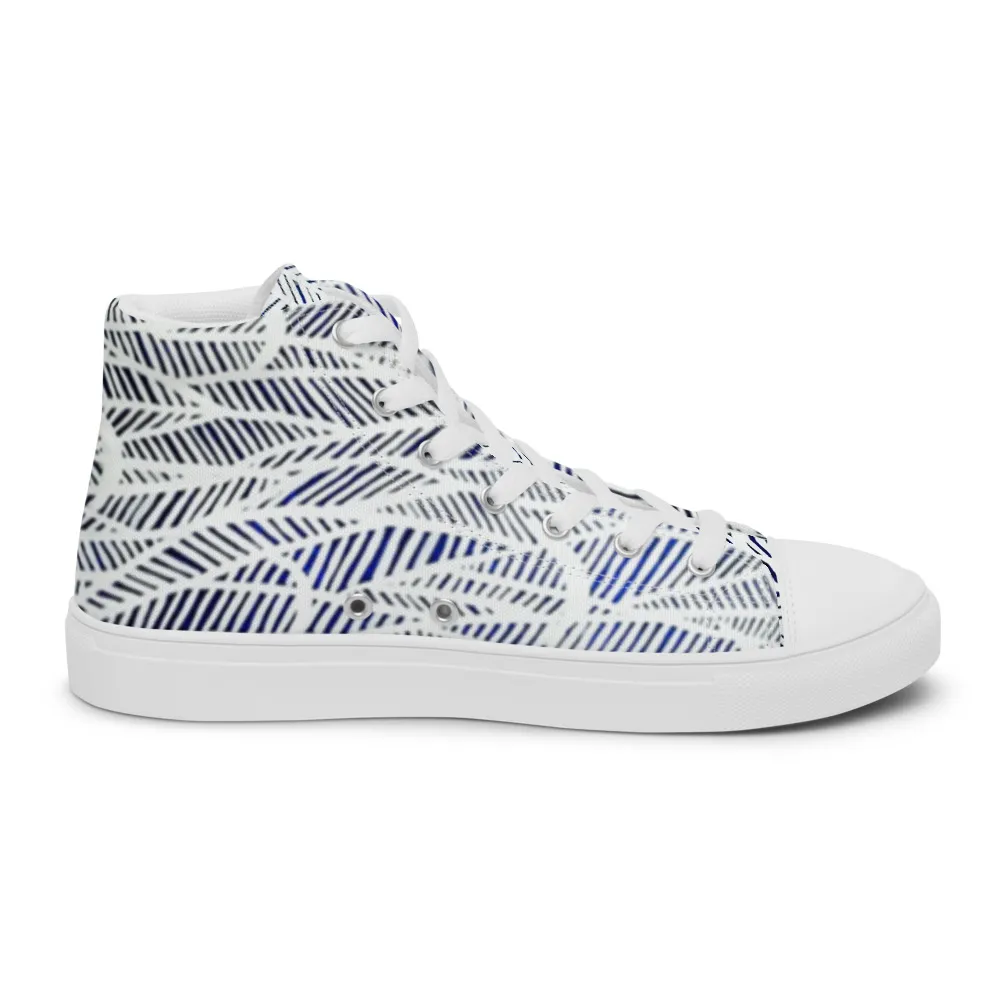 Women’s high top canvas shoes – Lunar Eclipse