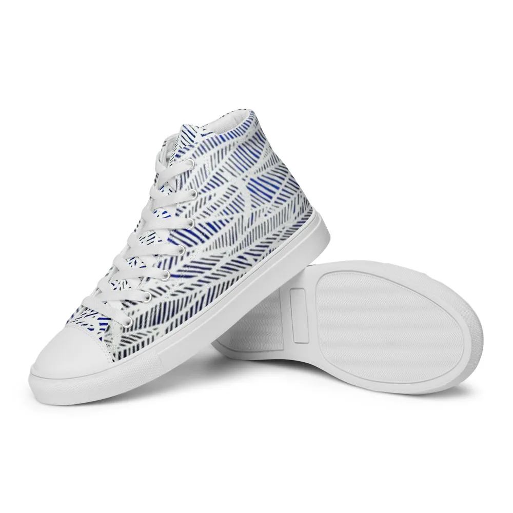 Women’s high top canvas shoes – Lunar Eclipse