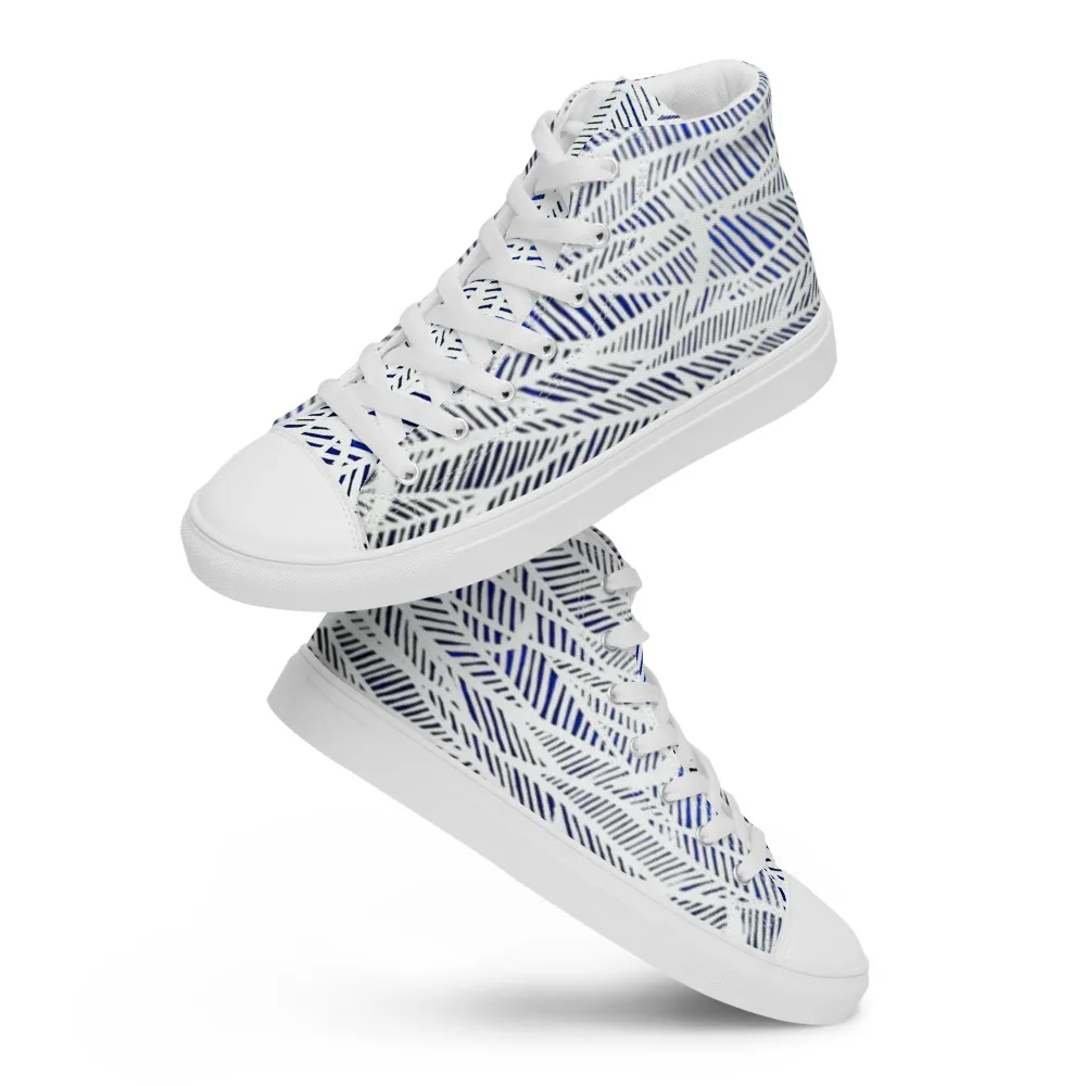 Women’s high top canvas shoes – Lunar Eclipse